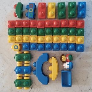 54 Pc. Vintage Lego Duplo Primo Lot
